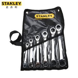 Stanley Набор метрических двусторонних ключей Torx с двусторонней трещоткой, 6 предметов, двусторонний ключ Torx TK920-23C