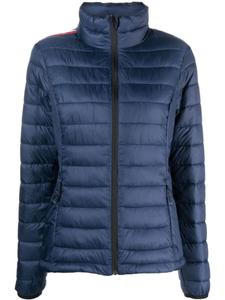 Rossignol пуховик с отделкой в полоску, синий