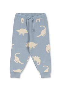 Детские хлопковые брюки LAPIS KNIT PANTS GOTS Konges Sløjd, серый