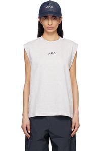 Топ Asics edition sky A.P.C., серый