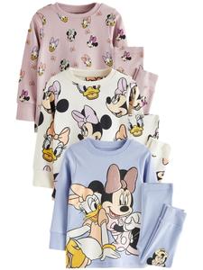 Пижама Next, цвет Cream/Blue/Pink