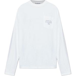 Футболка FW25 унисекс Acne Studios, белый