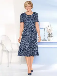 Классическое трикотажное платье "Джерси платье" Classic, белый