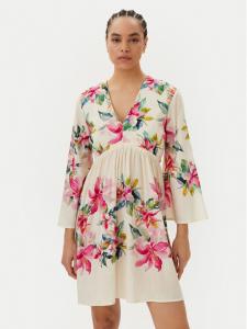 Летнее платье стандартный крой 251LB2UBB Twinset, экрю