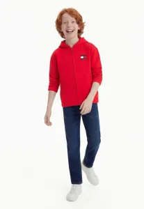 Толстовка на молнии с логотипом в стиле колор-блок и логотипом на спине Tommy Hilfiger, Primary Red