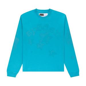Футболка Sp5der Beluga Long-Sleeve Tee, Ocean Blue