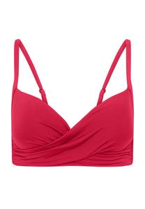 Верх бикини с пуш-апом SEA LEVEL Essentials, кроваво-красный