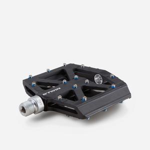 Алюминиевые педали на платформе для горного велосипеда 900 - черные Rockrider