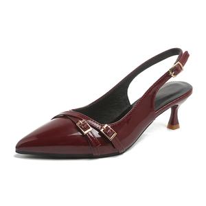 Женские туфли на тонком каблуке и высоком каблуке BINGO DUCK, Black