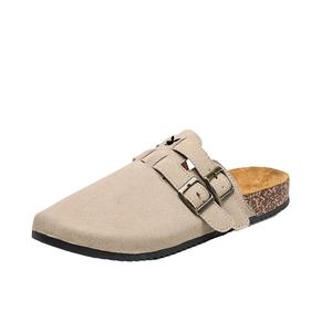 Playboy Мужские тапочки с закрытым носком цвета хаки, цвет Khaki