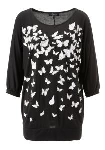 Aniston SELECTED Лонгслив в черном цвете