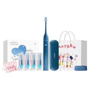 Электрическая зубная щетка с ультрадолгим временем работы от аккумулятора и 4 насадками FT7105 FLYCO