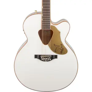 Гитара Gretsch Guitars G5022CWFE-12 Rancher Falcon Jumbo 12-струнная акустико-электрическая гитара, белая