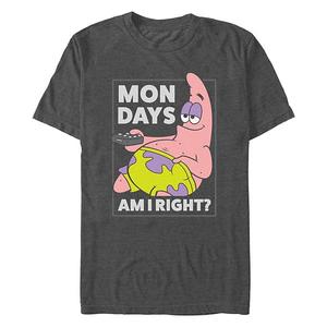 Футболка с принтом "Spongebob Squarepants Patrick Mondays am i right" Nickelodeon