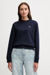 Хлопковая толстовка Lacoste, темно-синий