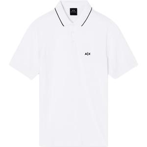Футболка-поло AE для мужчин ARMANI EXCHANGE, белый