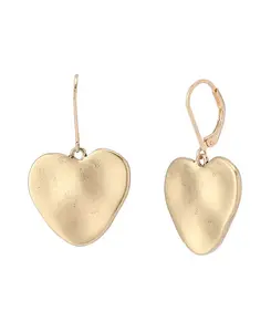 Серьги-Подвески в форме сердца с реликвией Robert Lee Morris Soho, gold