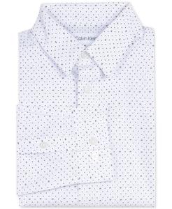 Классическая рубашка узкого кроя Big Boys с логотипом в горошек Calvin Klein