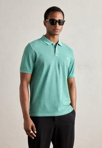 Поло Marc O'Polo SHORT SLEEVE SLITS AT HEM EMBROIDERY, Eucalyptus/Dark Green