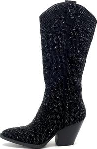 Женские боевые ботинки Forever, Black Knee High