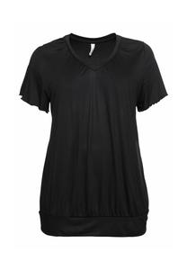 Футболка с короткими рукавами sheego, черный