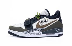 Jordan Легаси 312 Ритм Миоут Абразивоустойчивые низкие винтажные баскетбольные кроссовки мужские белый - белый, цвет White