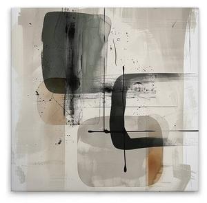 Картина на холсте A.S. Création Masterpiece 3 цвет beigegrauschwarzbraun