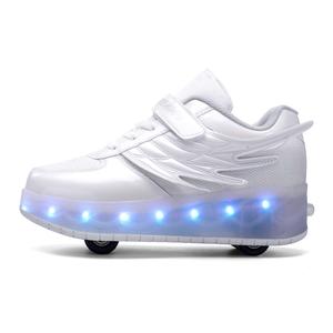 Износостойкая, легкая, амортизирующая, дышащая, нескользящая, детская обувь для подростков Wooden Rabbit, белый