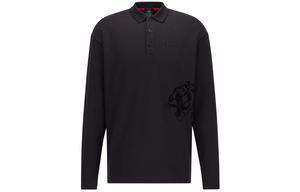 Футболка поло мужская черная HUGO BOSS