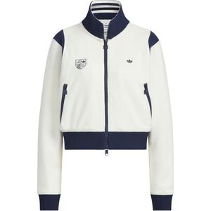 Adidas Originals Ретро спортивная куртка женская нефритовая белая, Jade White