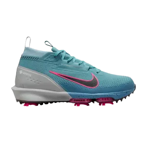 Бутсы Nike Air Zoom Infinity Tour 2 Golf GORE-TEX Extra Wide 'Denim Turquoise Hyper Pink', бирюзовый