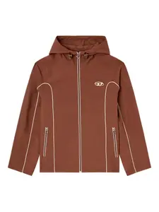 Куртка с капюшоном DIESEL, коричневый