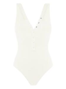 ERES купальник Icône в рубчик, белый