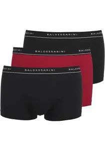 Боксеры BALDESSARINI "Short Pants" (3 шт. в упаковке), с поясом с логотипом, цвет Schwarz-Mittel-Uni