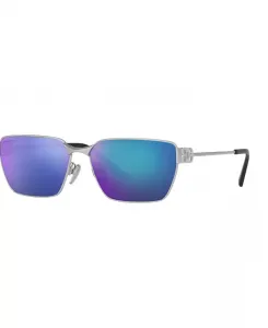 Unisex Standard Sunglasses, BB0374SK 6E000361 Balenciaga, серебряный