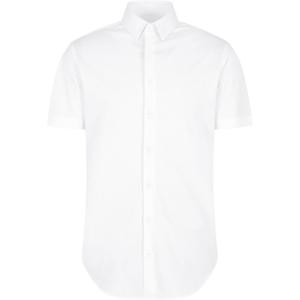 Футболка Emporio Armani с коротким рукавом из хлопкового джерси GIORGIO ARMANI, белый