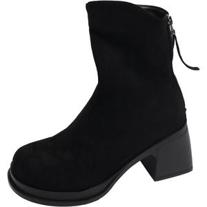 Yue Elsa Черные женские ботильоны, цвет Black