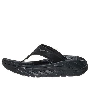 Кроссовки ora recovery flip slide 'black dark gull grey' Hoka One One, черный