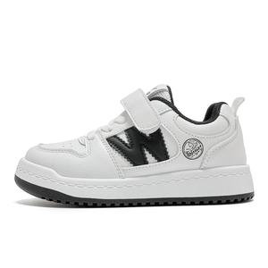 Нескользящие, легкие, амортизирующие, низкие, детские кроссовки для скейтбординга WARRIOR, белый/черный