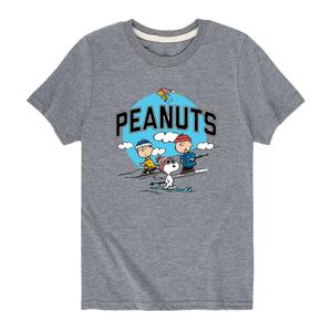 Лыжная футболка Peanuts для мальчиков 8–20 лет Licensed Character, серый