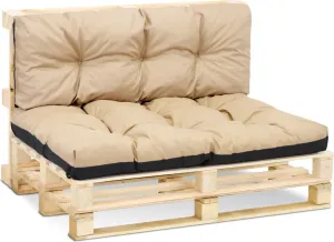 Подушка для поддона, моющаяся, для улицы - 80x120 см, подушка для европоддона, обивка подушки сиденья, бежевый цвет Amazinggirl