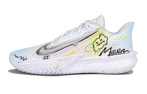 Nike Precision 7 Abrasion Resistant Low top Basketball Shoes Men's Blue White