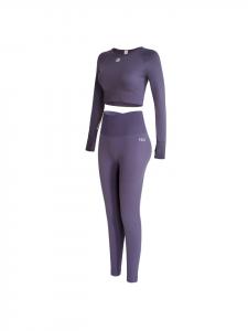 Функциональный лонгслив YEAZ, фиолетовый