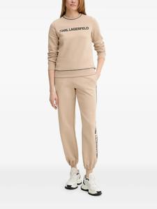 Толстовка с круглым вырезом и принтом логотипа Карла Лагерфельда Karl Lagerfeld, нейтральный