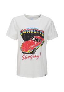 Футболка Corvette Stingray в классическом дизайне Re:Covered, экрю