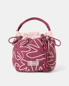 Сумка с двумя ручками и принтом Jo & Mr. Joe, бордовый
