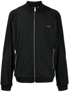 TEAM WANG design спортивная куртка с вышитым логотипом, черный