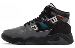 Амортизирующие износостойкие полувысокие скейтерские кроссовки мужские Obsidian Black Smoke Gray 361°