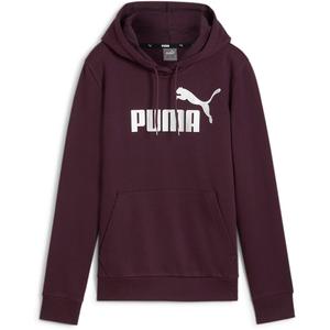 Толстовка с капюшоном и металлическим логотипом Puma, цвет midnight plum