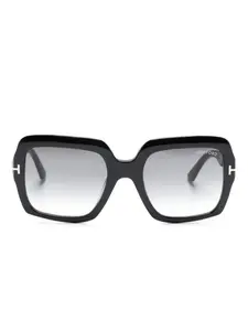 Солнцезащитные очки Kaya в квадратной оправе TOM FORD Eyewear, черный
